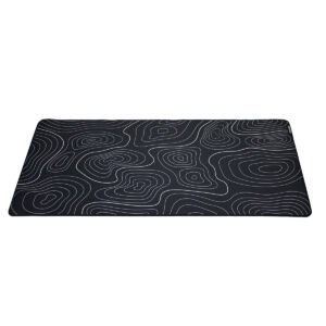 ideez aqwave black mousepad [ 90cm x 40cm x 5mm ]